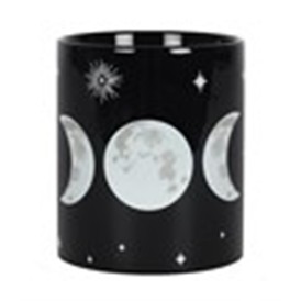 Ceramic mug featuring the Wiccan Triple Moon